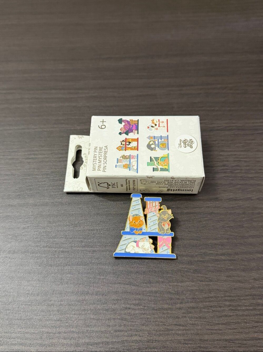 Loungefly Disney Cat Trees Blind Box Enamel Pin - Marie, Berlioz, Toulouse